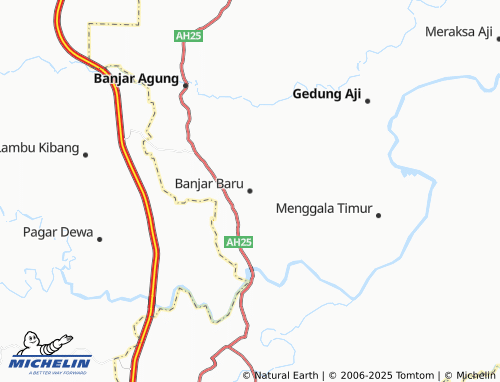 MICHELIN Banjar Baru map - ViaMichelin