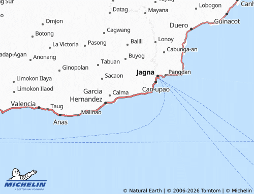 MICHELIN Ulbujan West map - ViaMichelin