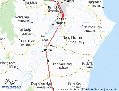 Kaart MICHELIN Map Pla Khao - ViaMichelin