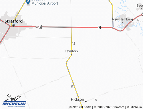 Mapa MICHELIN Tavistock - ViaMichelin