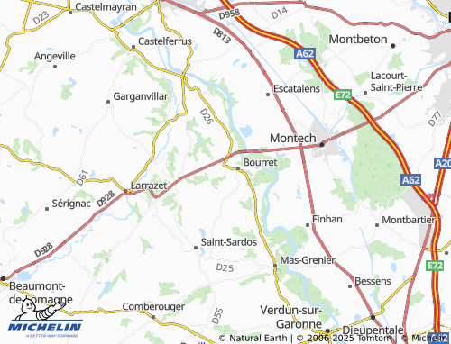 MICHELIN La Leine map - ViaMichelin