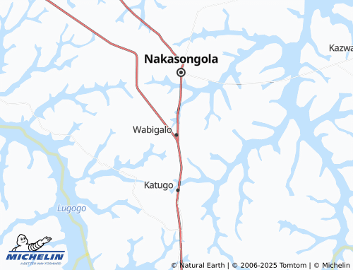 MICHELIN Wabigalo map - ViaMichelin