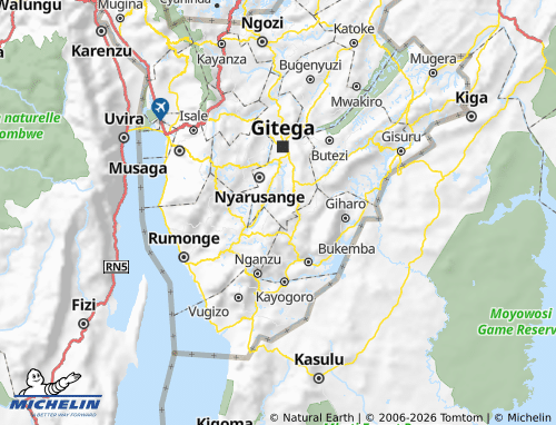 MICHELIN Buraza map - ViaMichelin