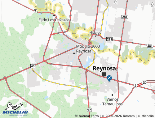 Mappa MICHELIN Longoria, San Ricardo - ViaMichelin