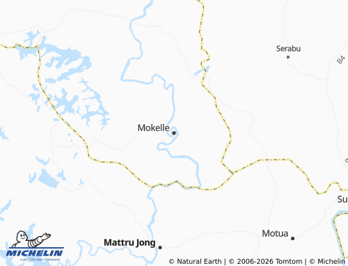 Mapa MICHELIN Mokelle - ViaMichelin