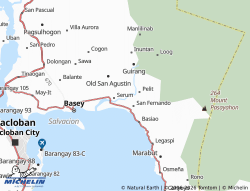 MICHELIN Panugmonon map - ViaMichelin
