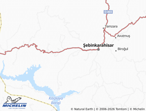MICHELIN Ekecek map - ViaMichelin