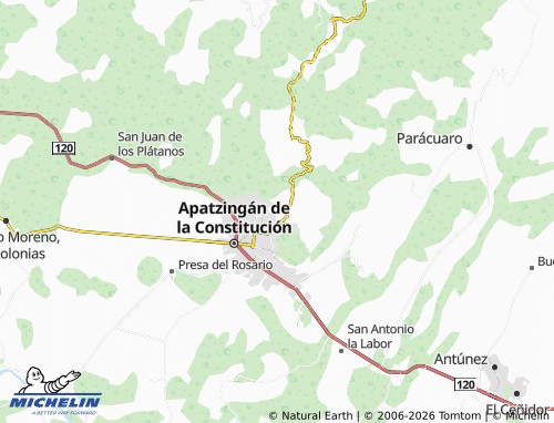 Mapa MICHELIN La Esperanza - ViaMichelin