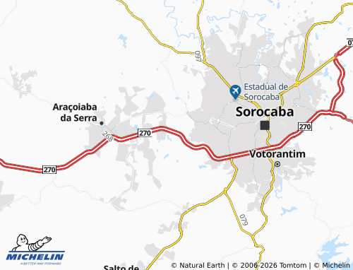 Mapa MICHELIN Ipanema do Meio - ViaMichelin