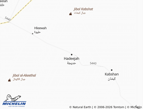 Mappa MICHELIN Hadeejah - ViaMichelin