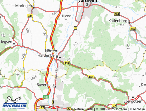 Carte MICHELIN Bishausen - ViaMichelin