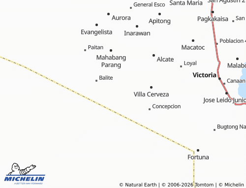 MICHELIN Banuton map - ViaMichelin