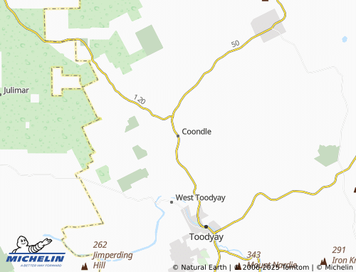 MICHELIN Coondle map - ViaMichelin