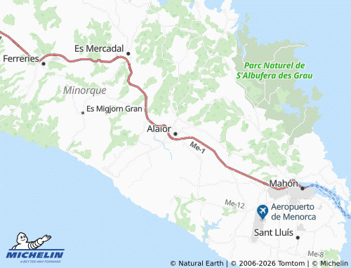 Mapa MICHELIN Alaior - ViaMichelin