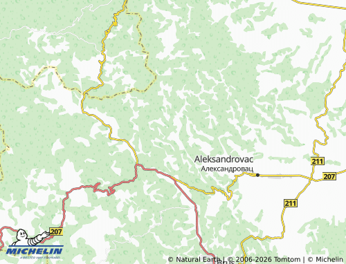 Mapa MICHELIN Vrbnica - ViaMichelin