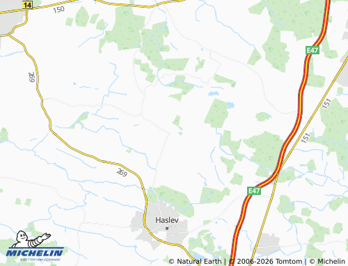 Mappa MICHELIN Terslev - ViaMichelin