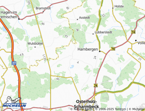 MICHELIN Ohlenstedt map - ViaMichelin