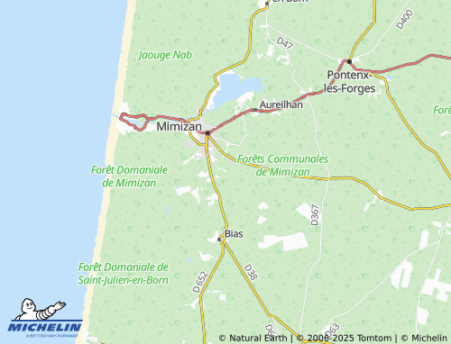 MICHELIN Chéou map - ViaMichelin