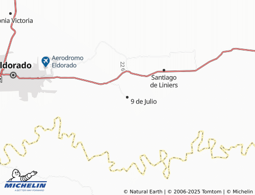MICHELIN 9 de Julio map - ViaMichelin