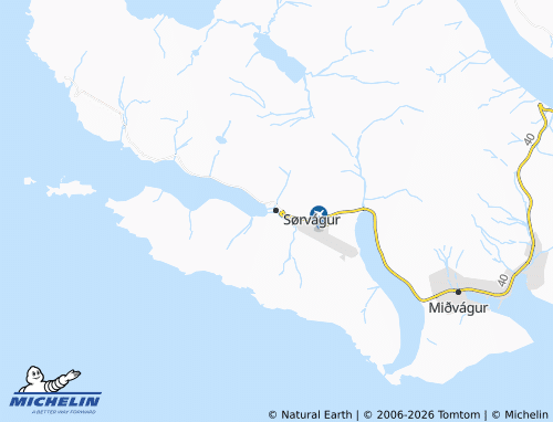 Mapa MICHELIN Sørvágur - ViaMichelin