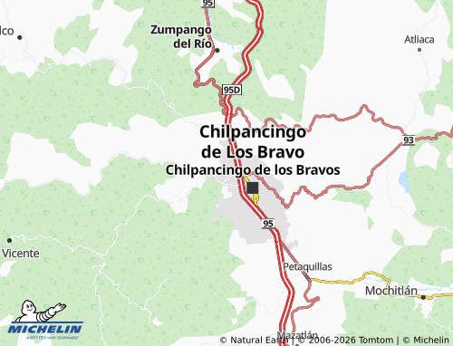 Kaart MICHELIN Héroes de Guerrero - ViaMichelin