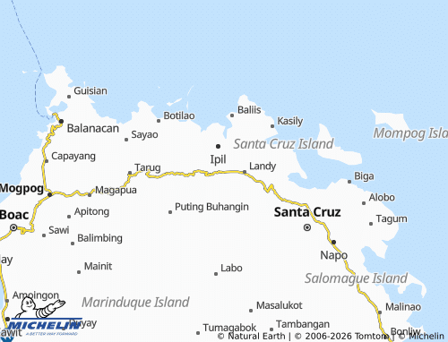 MICHELIN Aturan map - ViaMichelin
