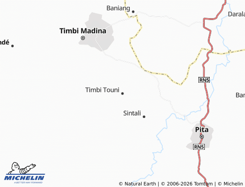 Mappa MICHELIN Timbi Touni - ViaMichelin