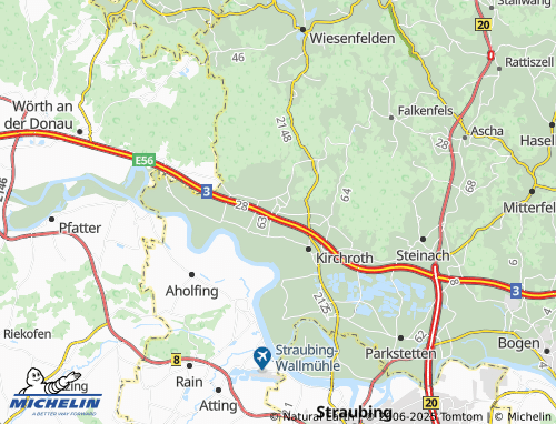 MICHELIN Untermiethnach map - ViaMichelin