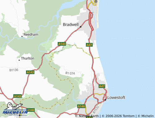 Carte MICHELIN Lound - ViaMichelin