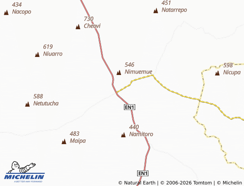 MICHELIN Alua map - ViaMichelin