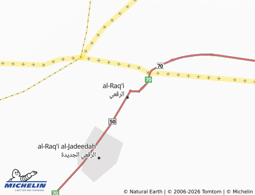 MICHELIN-Landkarte al-Raq'i - ViaMichelin