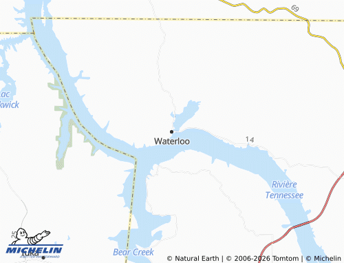 Mapa MICHELIN Waterloo - ViaMichelin