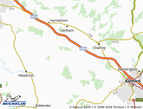 Carte MICHELIN Egerton - ViaMichelin