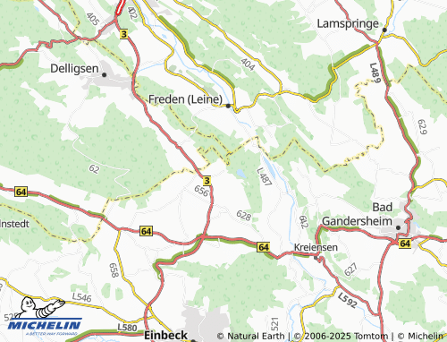 MICHELIN-Landkarte Weddehagen - ViaMichelin