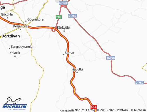 MICHELIN Hacılar map - ViaMichelin