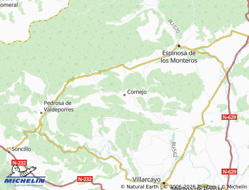 MICHELIN Cornejo map - ViaMichelin