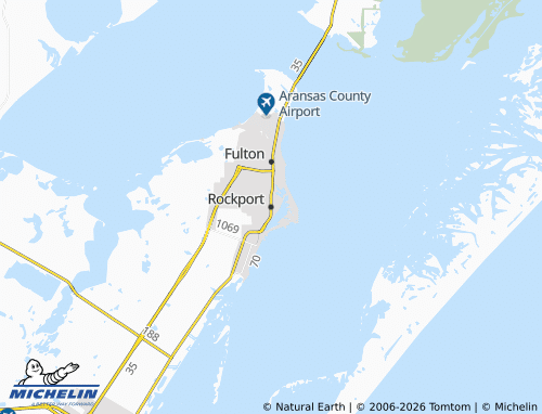 Kaart MICHELIN Rockport - ViaMichelin