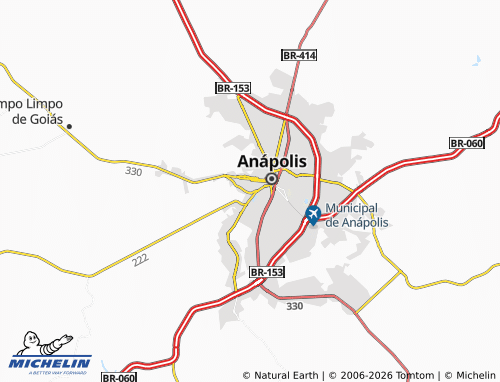 Mappa MICHELIN Jardim Goiano - ViaMichelin