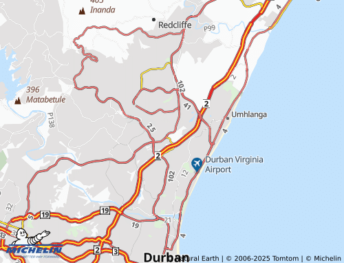 MICHELIN Southgate map - ViaMichelin