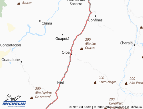 MICHELIN Oiba map - ViaMichelin