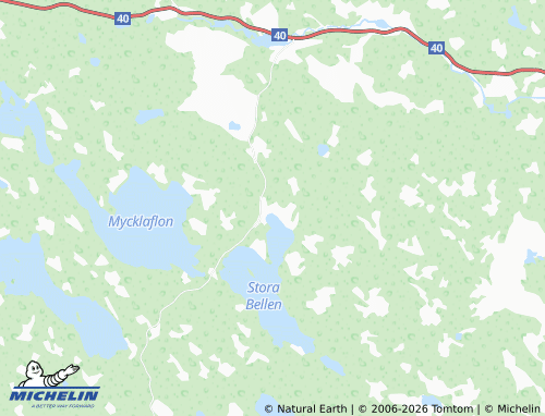 MICHELIN-Landkarte Bellö - ViaMichelin