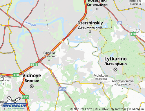 Carte MICHELIN Mamonovo - ViaMichelin
