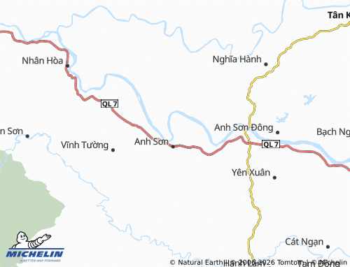 Mapa MICHELIN Thạch Sơn - ViaMichelin