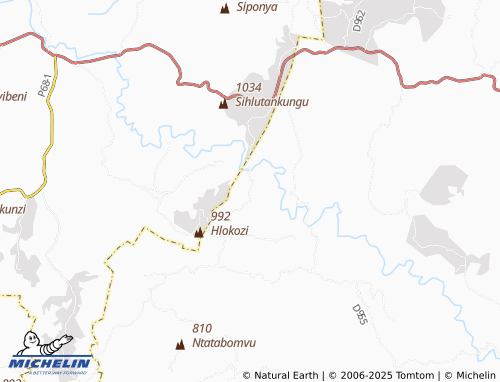 MICHELIN KwaMaqikizane map - ViaMichelin