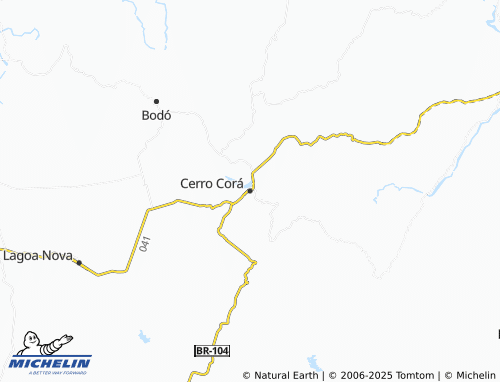 MICHELIN Cerro Corá map - ViaMichelin