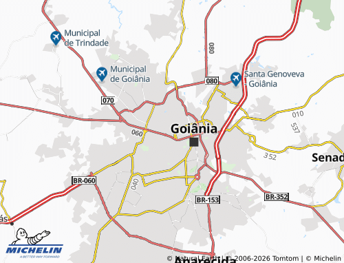 Mapa MICHELIN Setor dos Funcionários - ViaMichelin