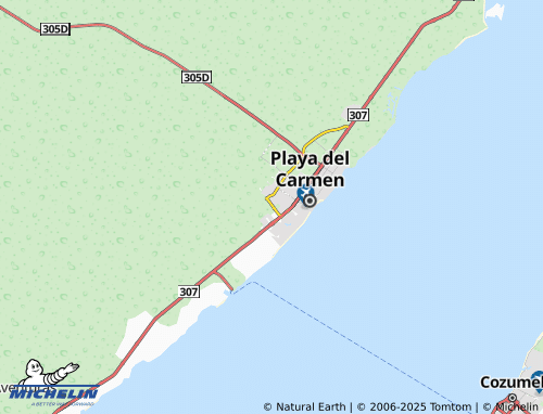 MICHELIN Valle Bambú Residencial map - ViaMichelin