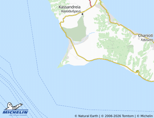 MICHELIN Kalandra map - ViaMichelin
