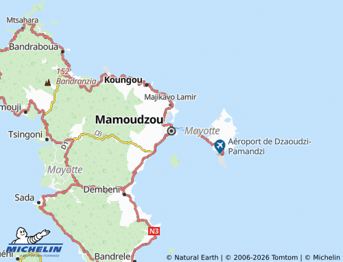 Mapa MICHELIN Mamudzu - ViaMichelin