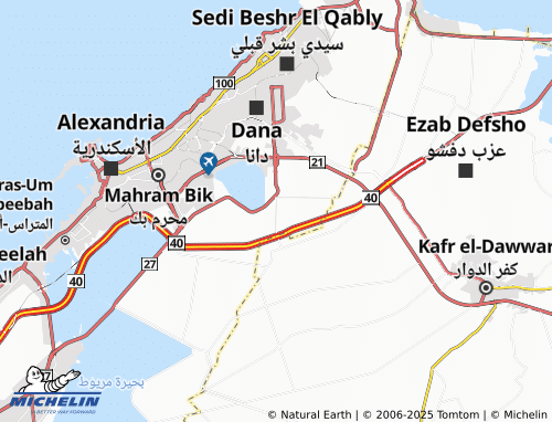 Mapa MICHELIN al-Qaryah al-'Ashirah - ViaMichelin